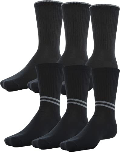 Under Armour Men's Essential Crew Socks, 6-Pairs