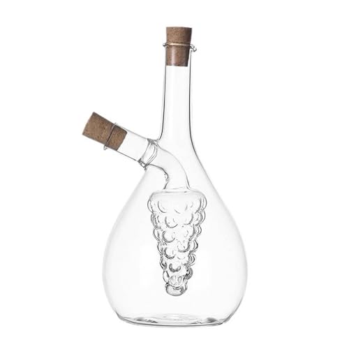 SiaBiced Set de Dispensadores de Aceite Y Vinagre en Vidrio