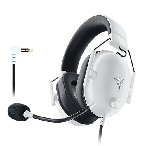 Razer BlackShark V2 X Xbox Gaming Headset: 50mm Drivers - Cardioid Mic - Lightweight - Comfortable Noise Isolating Earcups - for Xbox Series X, Series S, PS5, PC, Switch via 3.5mm Audio Jack - White