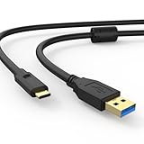 YAMCOWL L字型 Type-C 5m C to C プログレードケーブル USB3.0 5Gbps高速伝送 デュアルシールド、干渉防止 L字型ライトアングルコネクタ オンライン撮影カメラに最適 プロカメラマン/ビデオグラファー、ビデオクリエーターなど。 (USB3.0 to Type-c 5m)