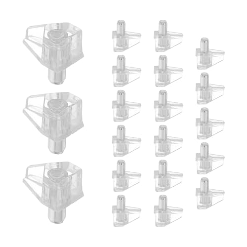 Soportes para estantes de 5mm para evitar caídas de baldas, pasadores de metal y plástico