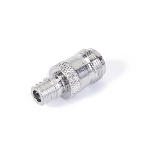Adaptador N hembra a QMA macho coaxial 1 pieza miniatura 2