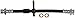 Dorman H622397 Rear Driver Side Outer Brake Hydraulic Hose Compatible with Select Jeep Models