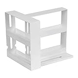 DHFD Estante de Almacenamiento Giratorio Multifunción, Se Adapta a hasta 20 Tarros de Especias