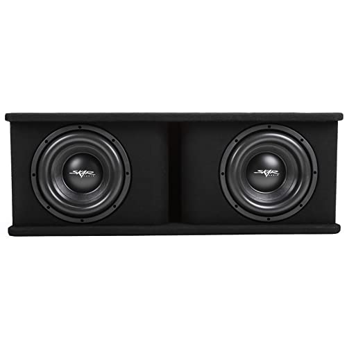 Image of Skar Audio Dual 10 inch 2400W Loaded Sdr Series Vented Subwoofer Enclosure | SDR-2X10D4, Dual 10 inch D4 Loaded Enclosure