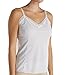 Shadowline Adjustable Strap Camisole, White, 34