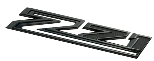 Image of 2 Pack 2019-2025 Z71 Emblem Decals Side Badges Compatible with Silverado Z71 Parts 84632695 (Glossy Black)