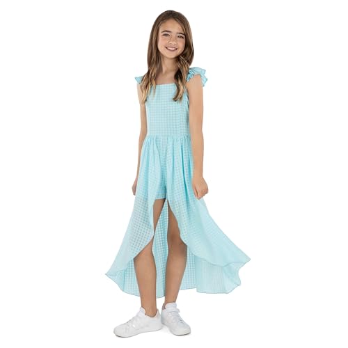 Speechless Girls Ruffled Sleeve Walk Through Maxi Party Dress3