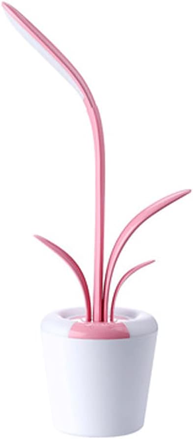 Table Lamp for Study Creative Craft Gift Led Table Lamp Rechargeable USB Student/Office/Bedroom/Study Reading Lamp (Green)