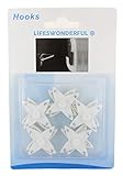 10St. - Weiße lastverteilender Bilderhaken - Ideal zum Aufhängen von Rahmen auf Ziegelstein, Hohlraumwand, Trockenbauwand oder Gipskarton - von Lifeswonderful