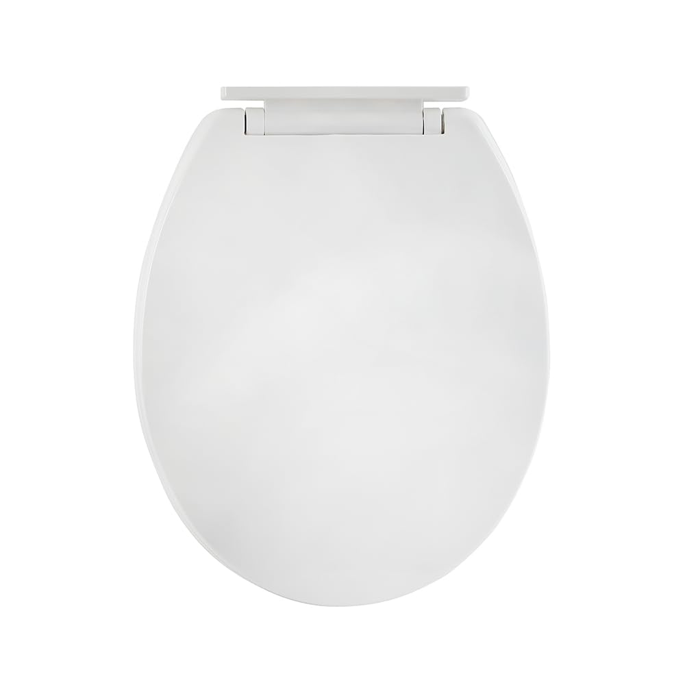 Milano Newby White Close Coupled Corner Toilet WC Seat - 354mm x 423mm