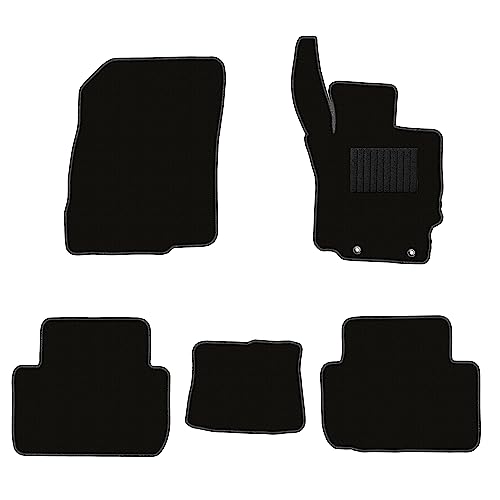 Aviles 三菱 ミツビシ エクリプスクロス GK系 フロアマット【16色から選択】(01:無地 × ブラック)