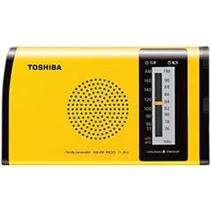 Amazon.co.jp: TOSHIBA 防水充電ラジオ TY-JR50(Y) : 家電＆カメラ