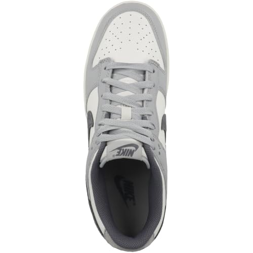 Image of Nike Men's Dunk Low Retro SE Sneakers, White /Light Carbon /Platinum, Size 14
