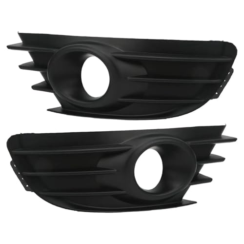 Cubierta de repuesto para faros antiniebla delanteros de Citroën C4 de 2004 a 2008 en negro