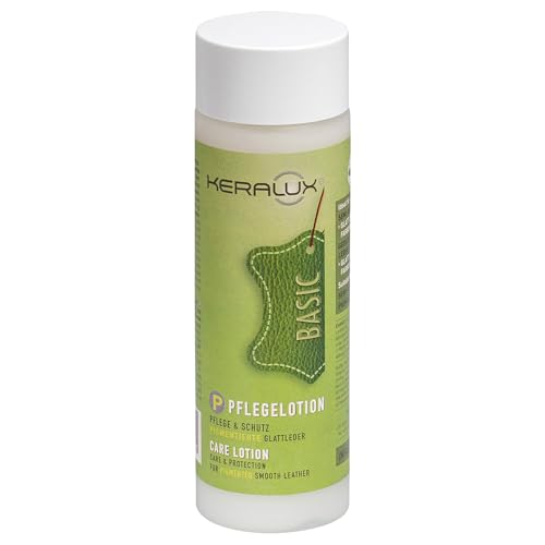 KERALUX Leder-Pflegelotion P 200 ml für pigmentiertes Leder mit Feuchtigkeit Rückfettung und Lichtschutz