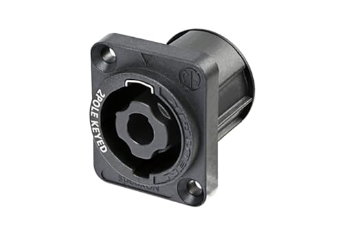 NEUTRIK NL2MPXX 2-Pole SPEAKON Panel Mount Twist Lock 3/16