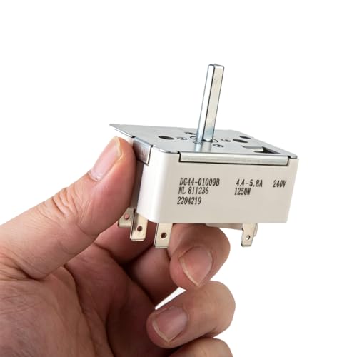 DG44-01009B Infinite Switch Dual Burner Control for Samsung Electric Range Stove Cooktop Surface Element Heat Control Replacement AP5622587 PS4240807 3290424 by Entschlossen - Image 3