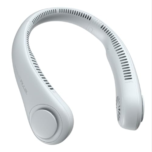 JISULIFE Ventilador de pescoço portátil, ventilador pessoal vestí...