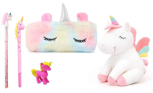 Image of Jiada Pack of 5 Unicorn Gift Combo Set for Girls Stationery Party Favors