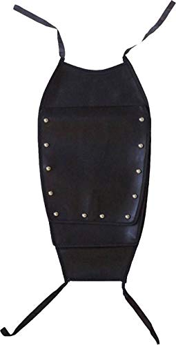 Image of Bullet Motorcycle Petrol Tank Cover with Button Compatible with Royal Enfield Classic 350cc & 500cc