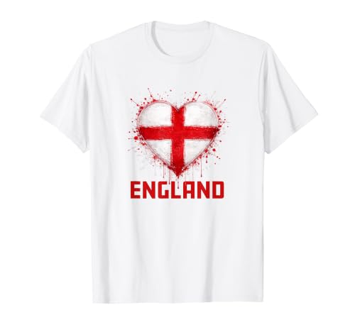 Soccer Football- England Heart Fan WM 2026 T-Shirt