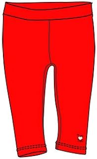 LEGGINGS EN JERSEY ÉLASTIQUE LISSE FILLE ROUGE BASIQUES