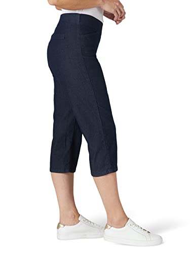 Image of Chic Classic Collection Women's Easy-Fit Elastic Waist Pull-On Capri Pant
