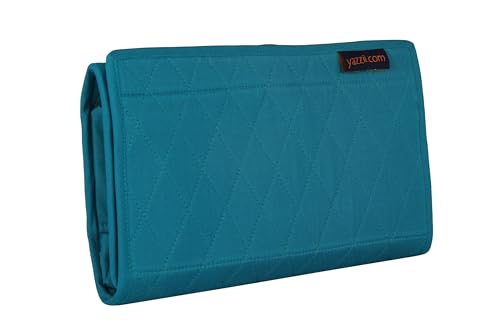 Image of Craft Folding Kit - Portable Soft Storage - Crafts, Sewing, & Quilting Organizer Aqua