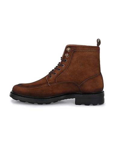 Image of San Frissco Men's Sneaker High Top Ankle Boots for Hikking and Trekking|Round Toe Soft Insole Lace Up Shoes Anti Slip Resistant|Ultra Durable Elegant with Cushioned Footbed