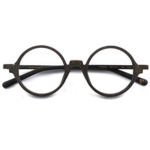 Monture de lunettes rondes rétro Miwaimao style vintage élégant pour hommes et femmes