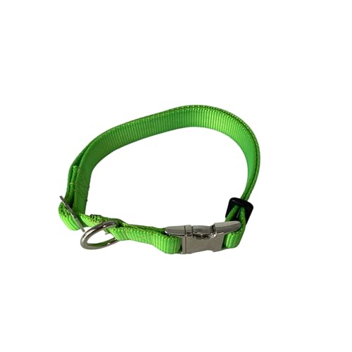 Adjustable Dog Collar Heavy Duty Handmade USA Metal Buckle (15