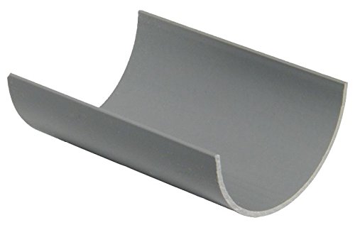 O' SO EEZY 76mm (2M (2 X 1M) Gutter) Grey Miniflo Guttering for shed, Porch, Conservatory, Out Building, etc Full Range