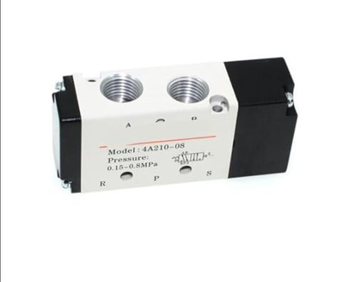 Vanne de commande pneumatique 4A220-08 5 voies 2 postes distributeur d'air - 3