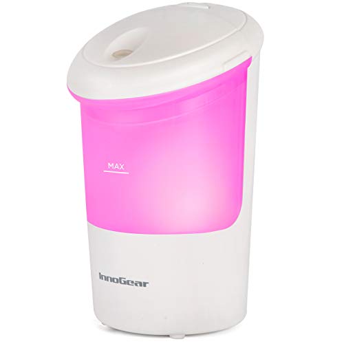 InnoGear Car Diffuser, USB Oil Diffuser Ultrasonic Car Humidifier Cool Mist Mini Portable Diffuser Automobile Aroma Diffusers for Vehicle Home Office Travel, White