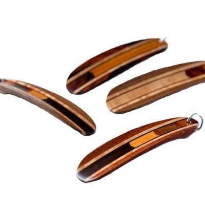 [職人の手づくり]銘木寄木の携帯靴べら(1本)