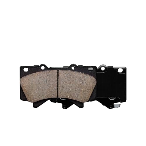 Image of Detroit Axle - Front Brake Pads for Lexus LX570 Toyota Land Cruiser Sequoia Tundra, Ceramic Brake Pads w /Hardware Replacement