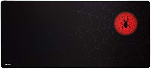 JIALONG Grande Alfombrilla de Ratón Ordenador XXL (900x400x3mm) Speed Gaming Mouse Pad con Superficie de Tela Suave, precisión y Velocidad mejoradas, diseñada para Videojuegos Gamers