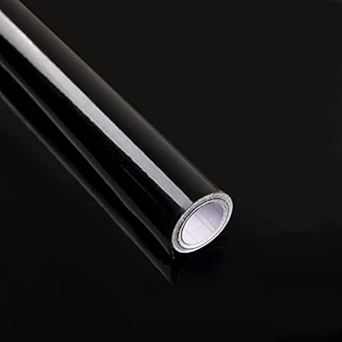 Decoroom Self Adhesive Black Vinyl Wrap Cover
