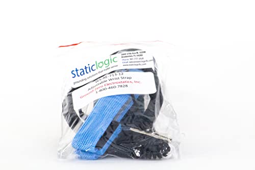 Image of WS-AE-713-12 ESD Wrist Strap 12' Coil Cord & 1 Meg ohm Resistor