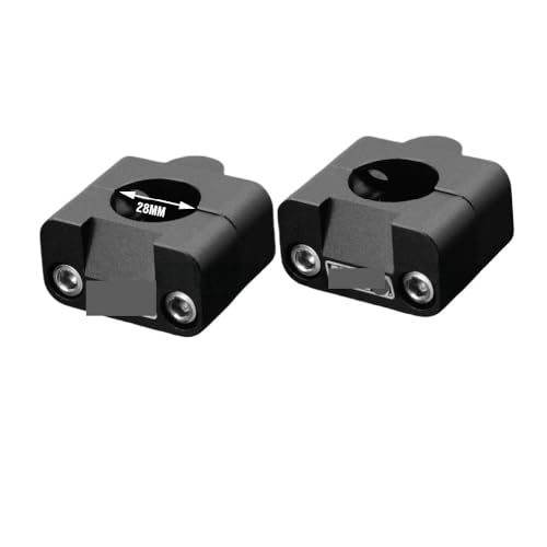 Guidon grosse barre risers usinés robustes supports de fixation durables pour moto tout-terrain