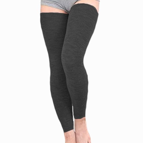 Image of Leg Warmers, Horizontal Stretch Multi-Warmer Long 2-Pack (black, Long)