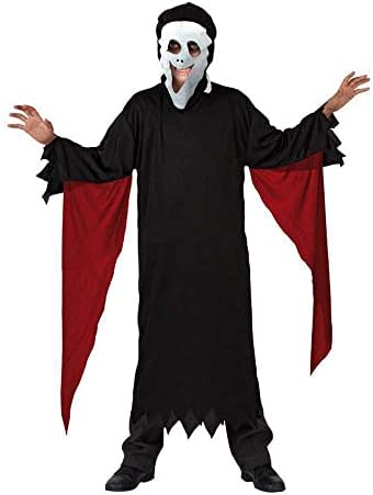 ATOSA children's killer costume with red sleeves 7 a 9 años