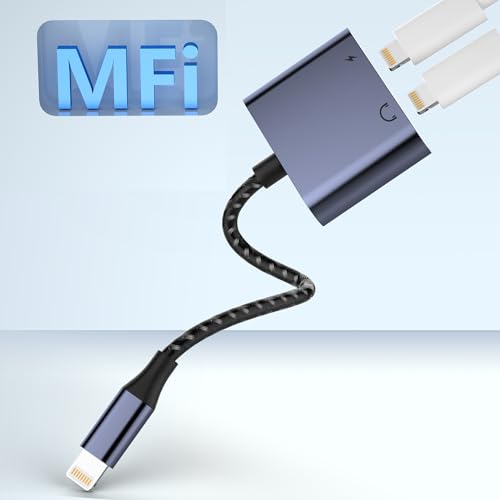 Lightning vers double Lightning adaptateur de chargeur et splitter audio iPhone 13 14