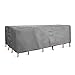 KHOMO GEAR - Titan Series - Patio Table & Chair Set Cover - Durable and Water Resistant Outdoor Furniture Cover, Medium Size
