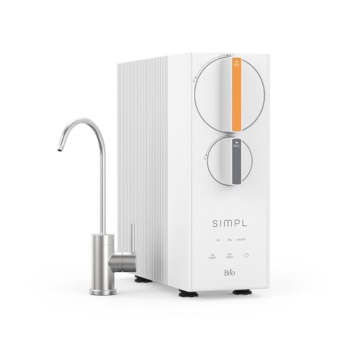 Brio SIMPL 4-Stage Tankless Reverse Osmosis System for Undersink,...