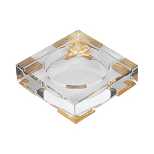 Crystal Diffuser Dish — By Alice Lane Home Collection — Diffuser Tray — Candle Dish Holder — for Home Decor