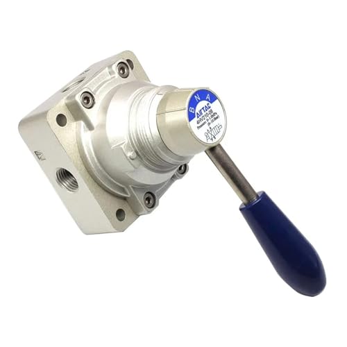 Válvula giratoria manual 4HV330-08 de 4/3 vías para control neumático estable 5