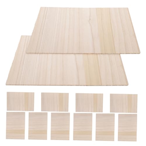 Hemoton Wooden Breaking Board Martial Arts Training Equipment Rebreakable Punching Board