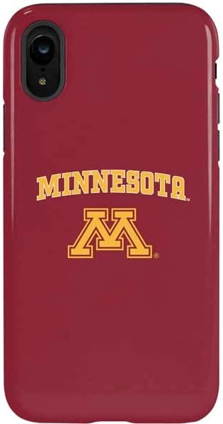 Skinit Pro Phone Case Compatible with iPhone XR - Officially Licensed University of Minnesota Collegiate Text Design